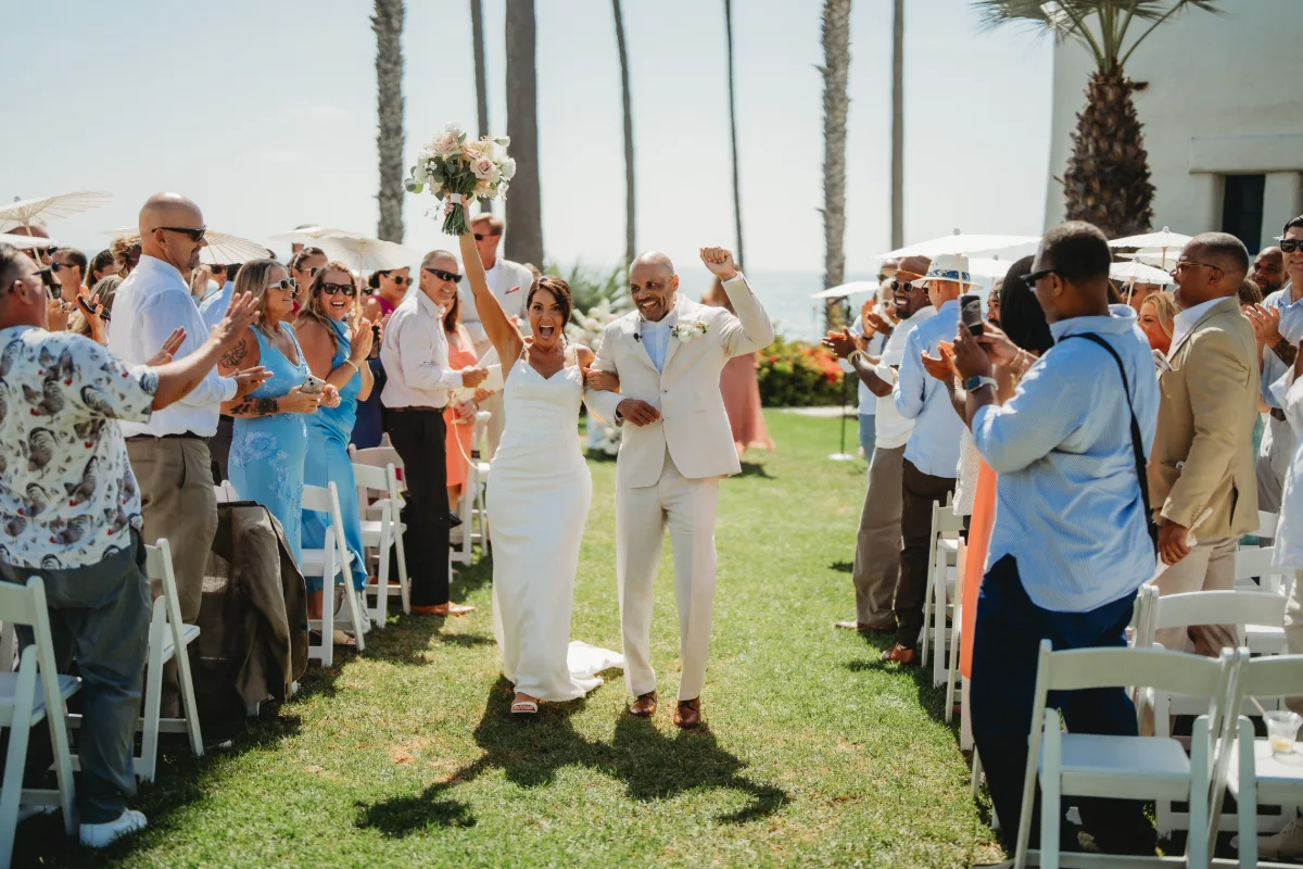 Wedding reception at Ole Hansen Beach Club